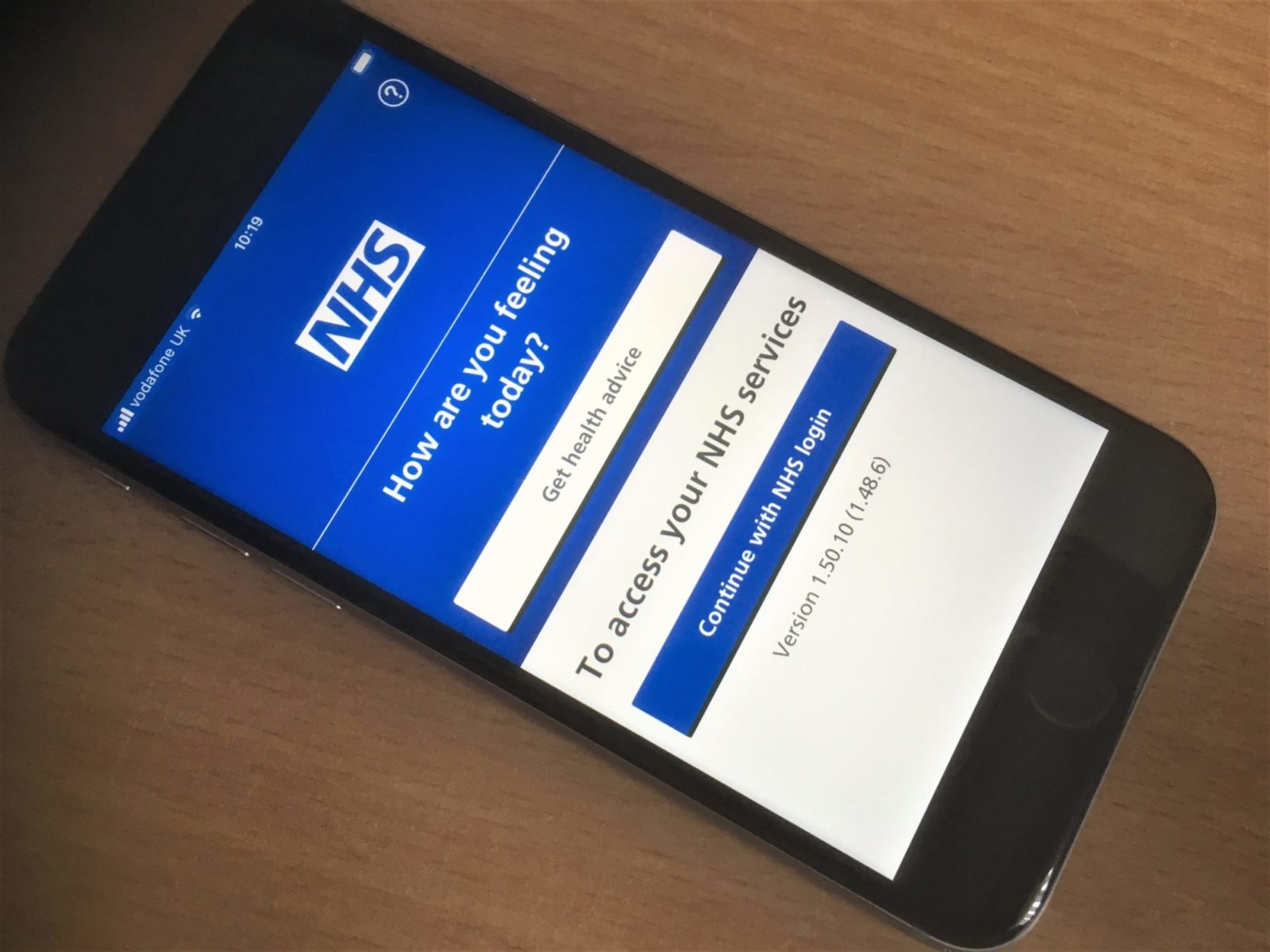 Use NHS App to show vaccine status